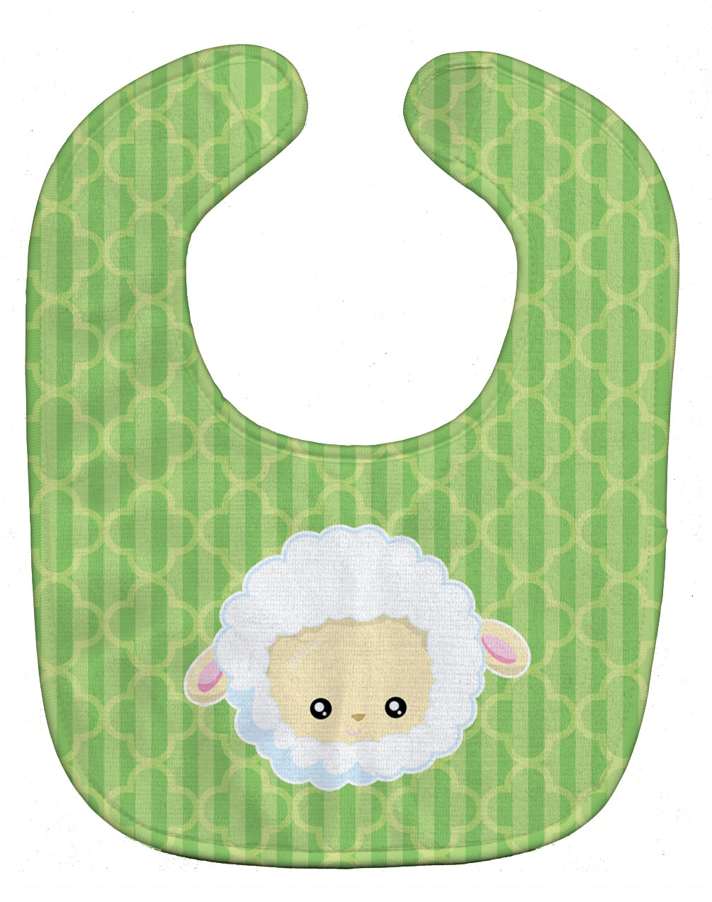 Sheep Lamb Face Baby Bib Easy-Clean Baby Bib Baby Feeding Accessory Baby Mealtime Essential, 10 x 13, Multicolor