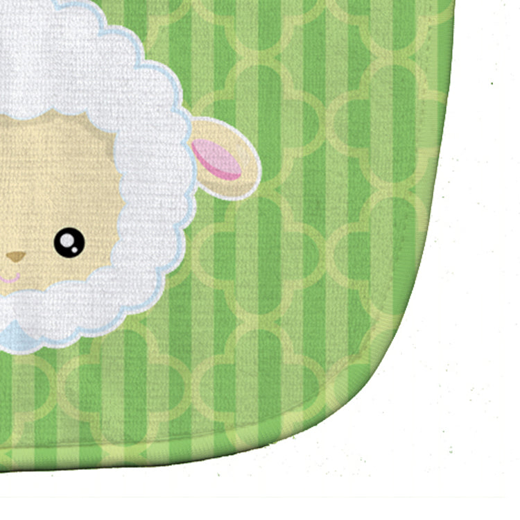 Sheep Lamb Face Baby Bib Easy-Clean Baby Bib Baby Feeding Accessory Baby Mealtime Essential, 10 x 13, Multicolor