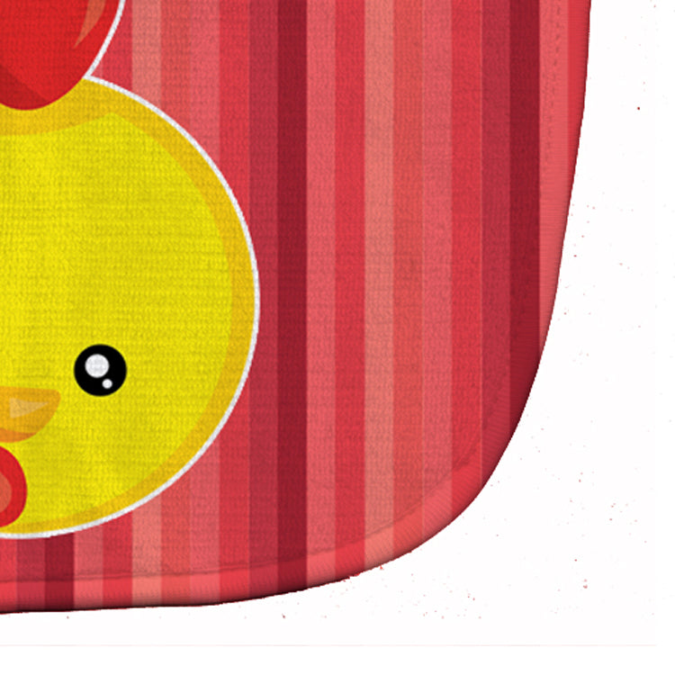Chicken Face Baby Bib Easy-Clean Baby Bib Baby Feeding Accessory Baby Mealtime Essential, 10 x 13, Multicolor