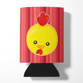 Chicken Face Can or Bottle Hugger Cooler Sleeve for Standard 12 oz Cans, Insulated Foam Beer & Soda Can Hugger Reusable