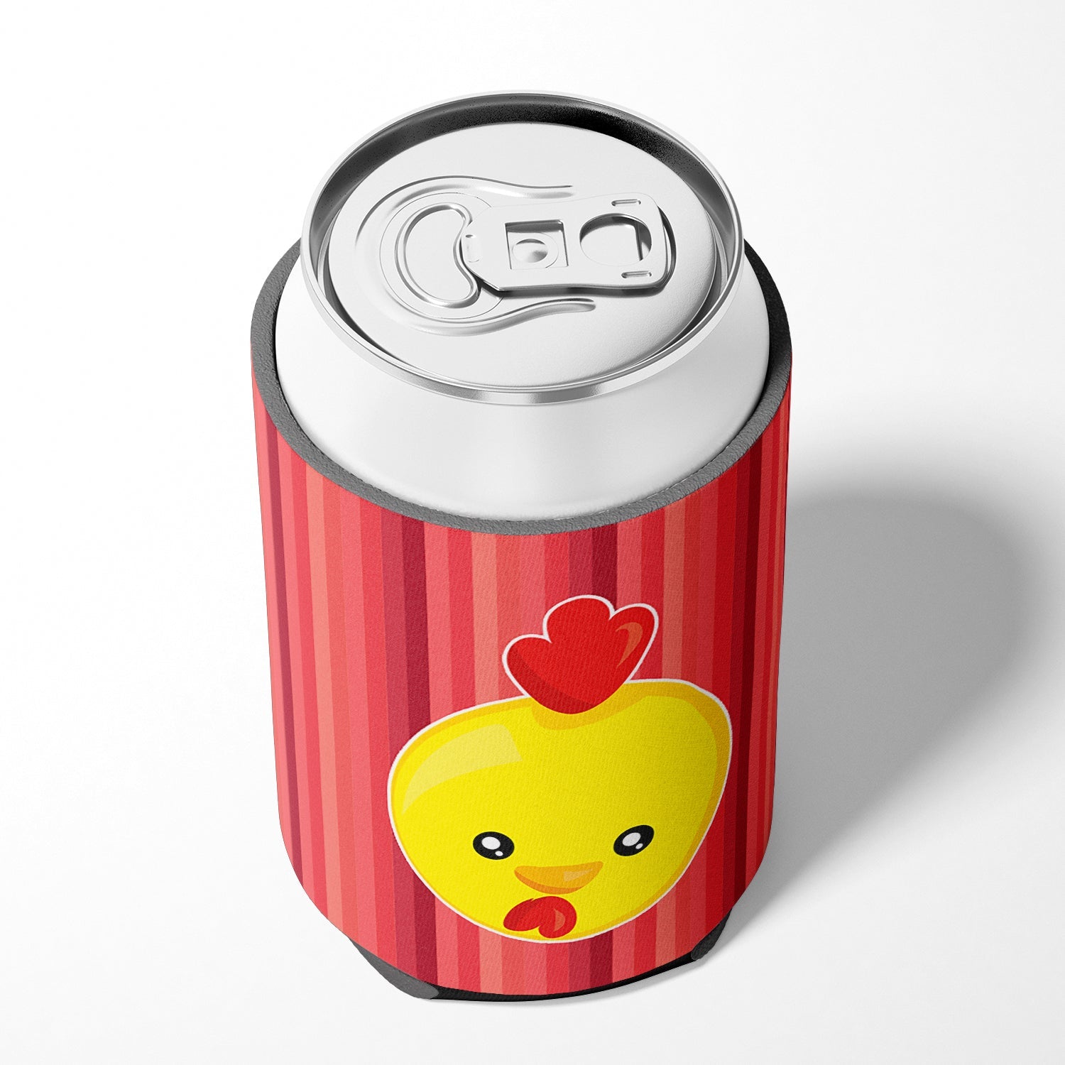 Chicken Face Can or Bottle Hugger Cooler Sleeve for Standard 12 oz Cans, Insulated Foam Beer & Soda Can Hugger Reusable