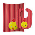 Chicken Face Baby Bib & Burp Cloth Easy-Clean Baby Bib Baby Feeding Accessory Baby Mealtime Essential