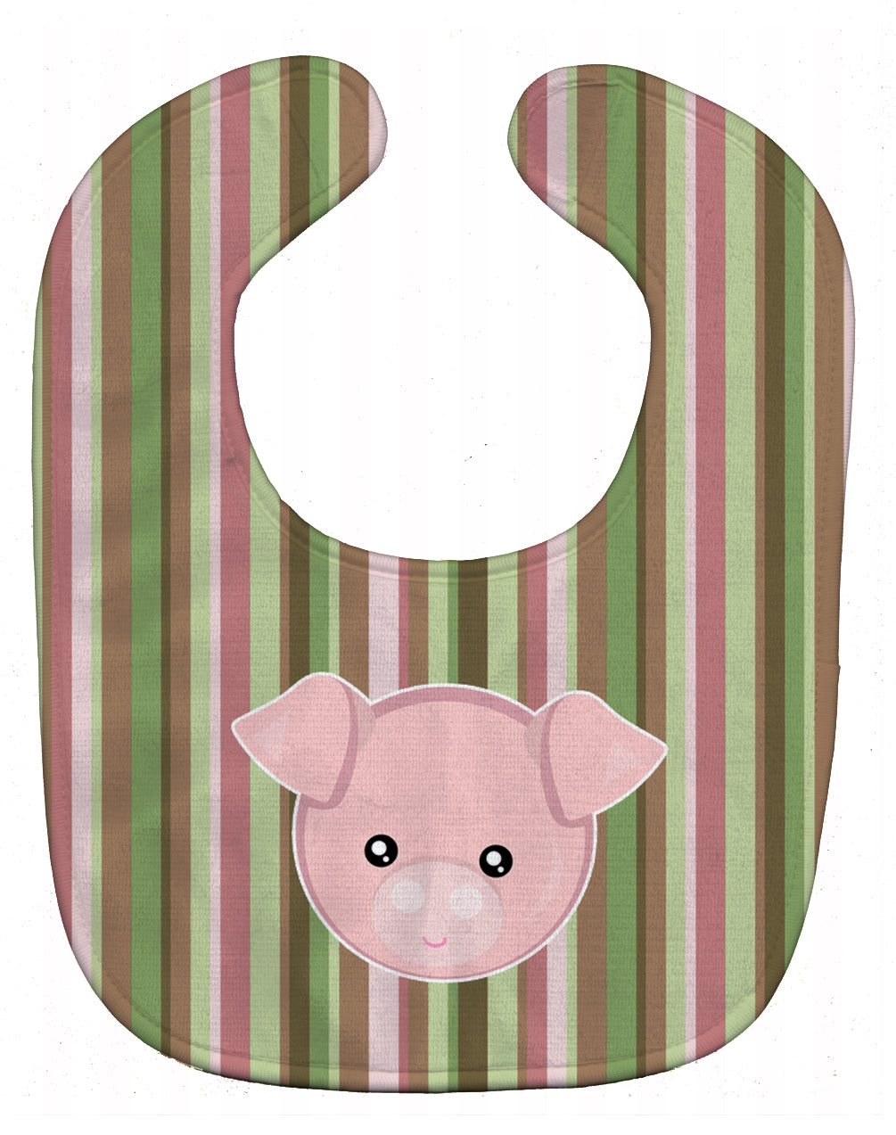 Pig Face Baby Bib Easy-Clean Baby Bib Baby Feeding Accessory Baby Mealtime Essential, 10 x 13, Multicolor