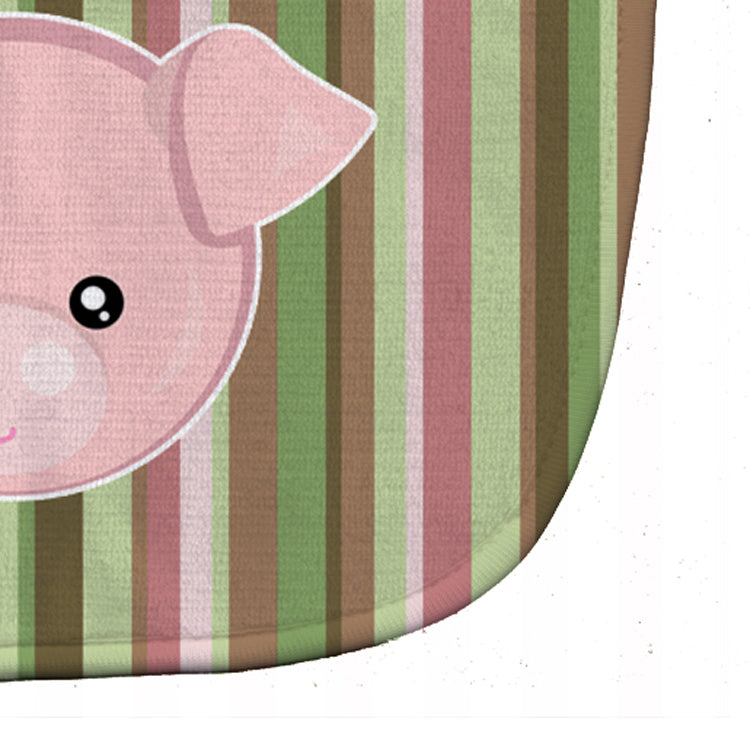 Pig Face Baby Bib Easy-Clean Baby Bib Baby Feeding Accessory Baby Mealtime Essential, 10 x 13, Multicolor