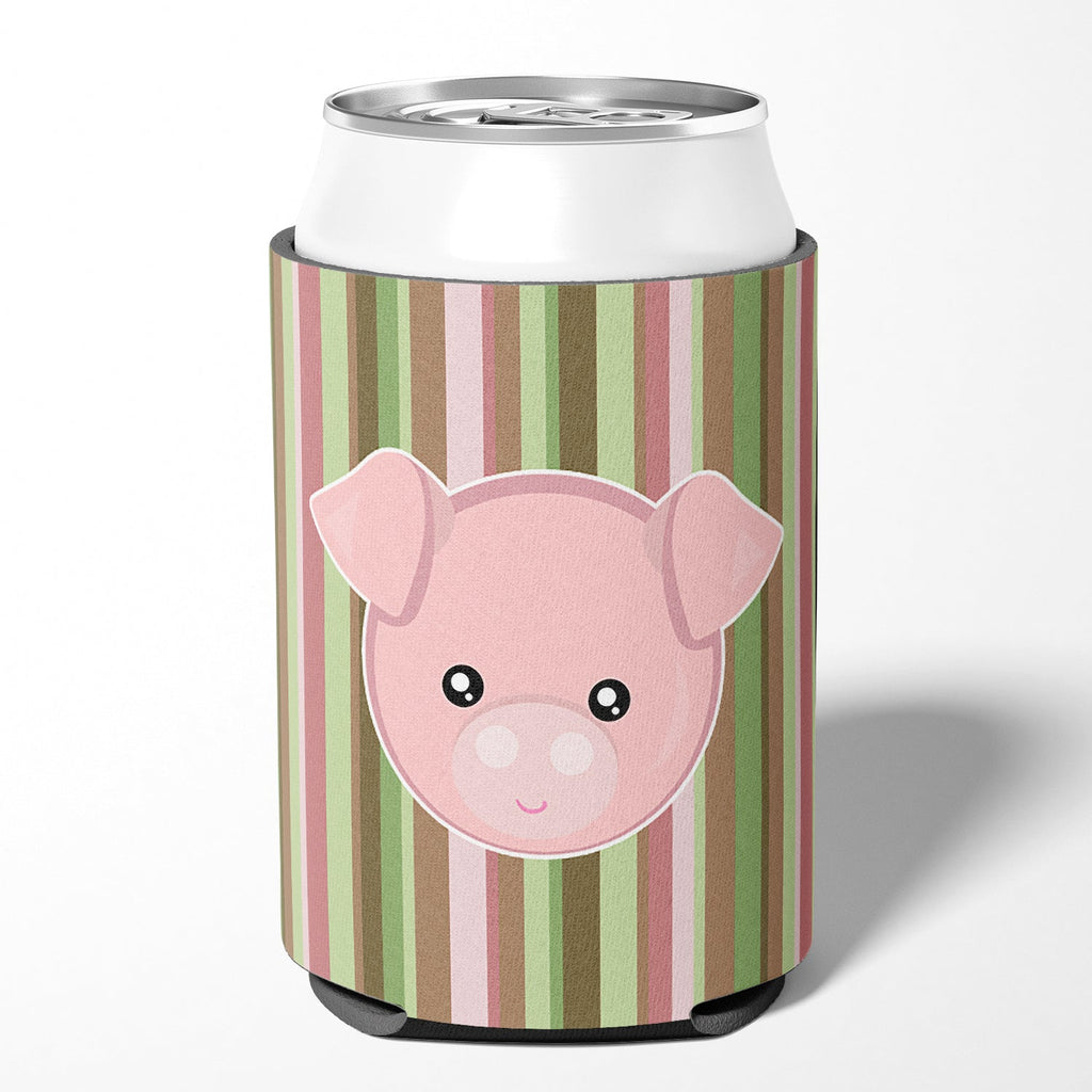 Pig Face Can or Bottle Hugger Cooler Sleeve for Standard 12 oz Cans, Insulated Foam Beer & Soda Can Hugger Reusable
