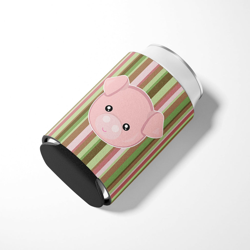 Pig Face Can or Bottle Hugger Cooler Sleeve for Standard 12 oz Cans, Insulated Foam Beer & Soda Can Hugger Reusable
