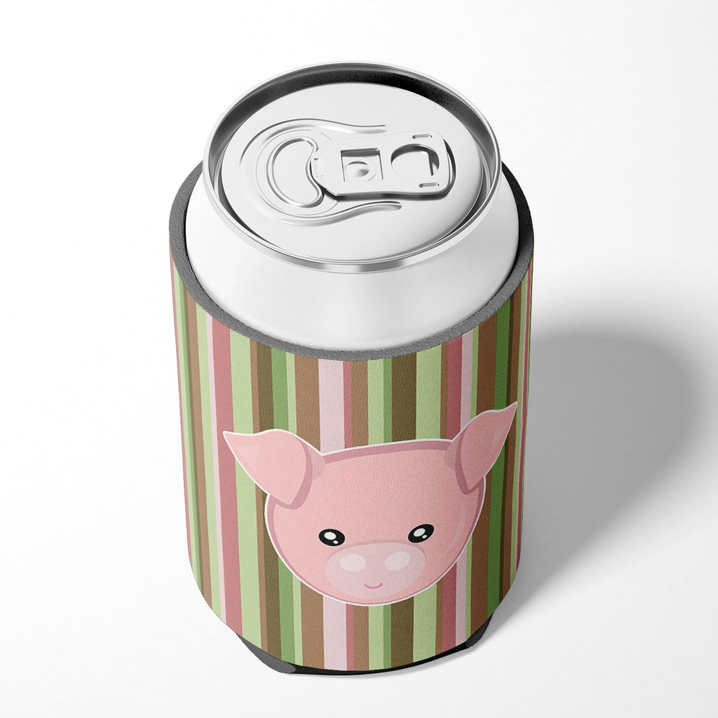 Pig Face Can or Bottle Hugger Cooler Sleeve for Standard 12 oz Cans, Insulated Foam Beer & Soda Can Hugger Reusable