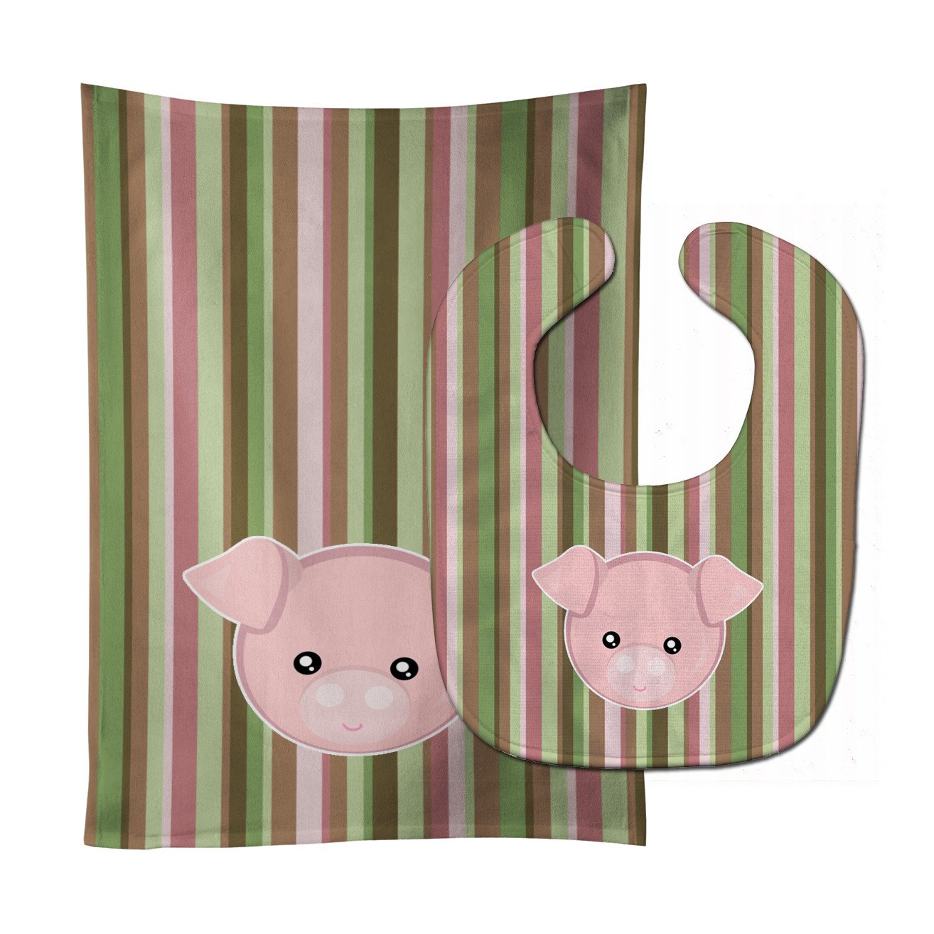 Pig Face Baby Bib & Burp Cloth Easy-Clean Baby Bib Baby Feeding Accessory Baby Mealtime Essential