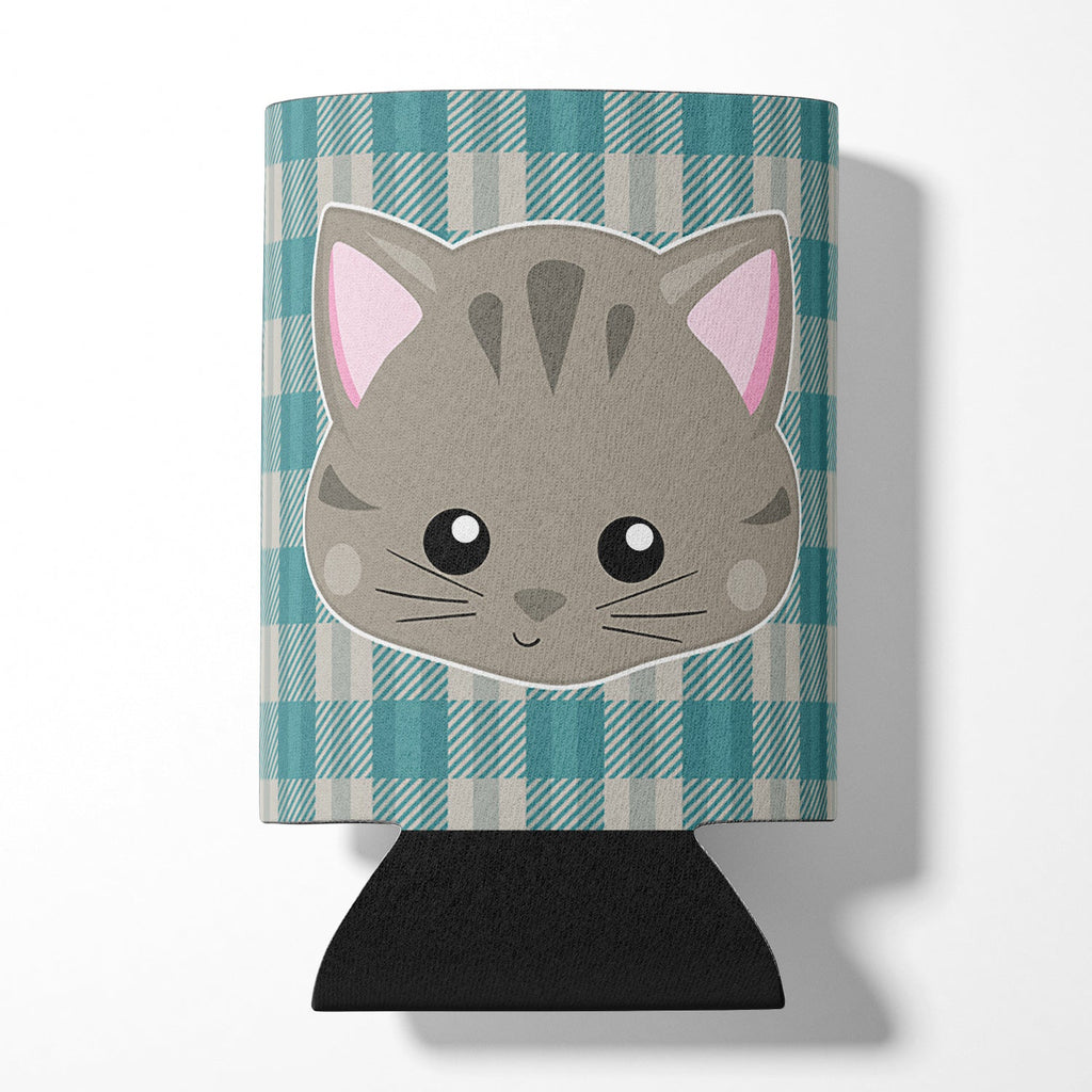 Kitten Face  Can or Bottle Hugger Cooler Sleeve for Standard 12 oz Cans, Insulated Foam Beer & Soda Can Hugger Reusable