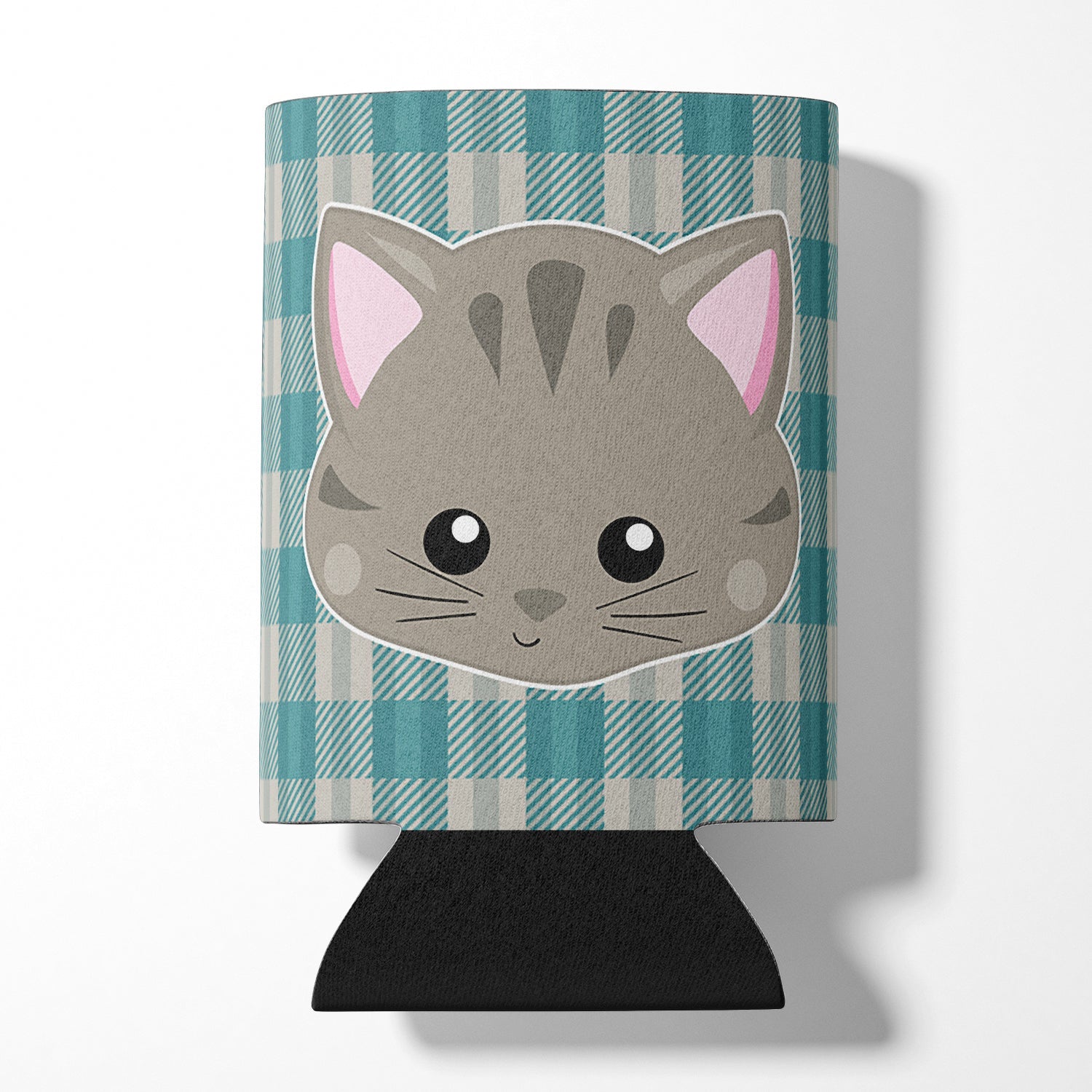 Kitten Face  Can or Bottle Hugger Cooler Sleeve for Standard 12 oz Cans, Insulated Foam Beer & Soda Can Hugger Reusable