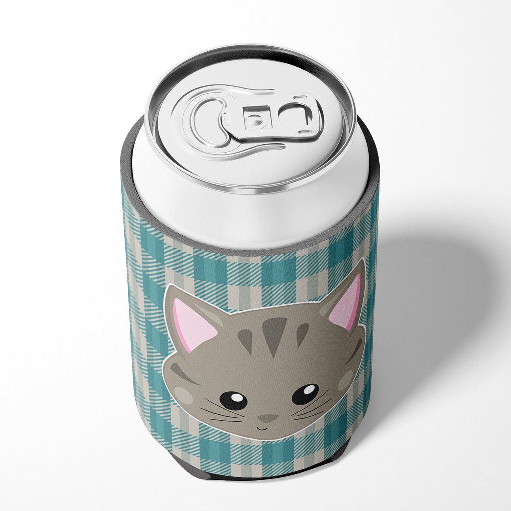Kitten Face  Can or Bottle Hugger Cooler Sleeve for Standard 12 oz Cans, Insulated Foam Beer & Soda Can Hugger Reusable