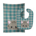 Kitten Face  Baby Bib & Burp Cloth Easy-Clean Baby Bib Baby Feeding Accessory Baby Mealtime Essential