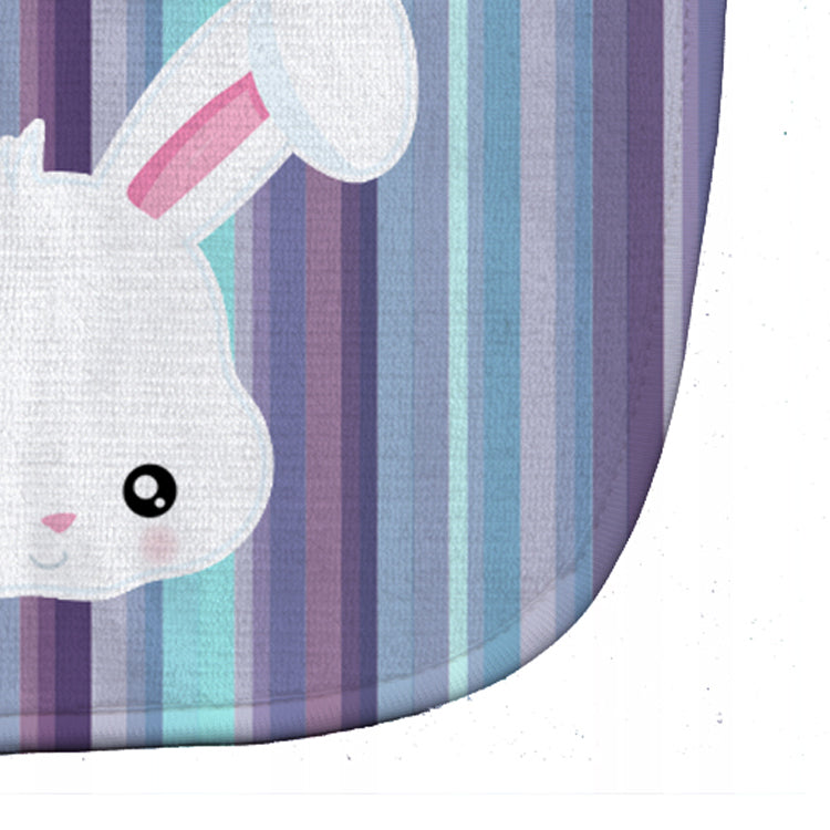 Rabbit Face Baby Bib Easy-Clean Baby Bib Baby Feeding Accessory Baby Mealtime Essential, 10 x 13, Multicolor
