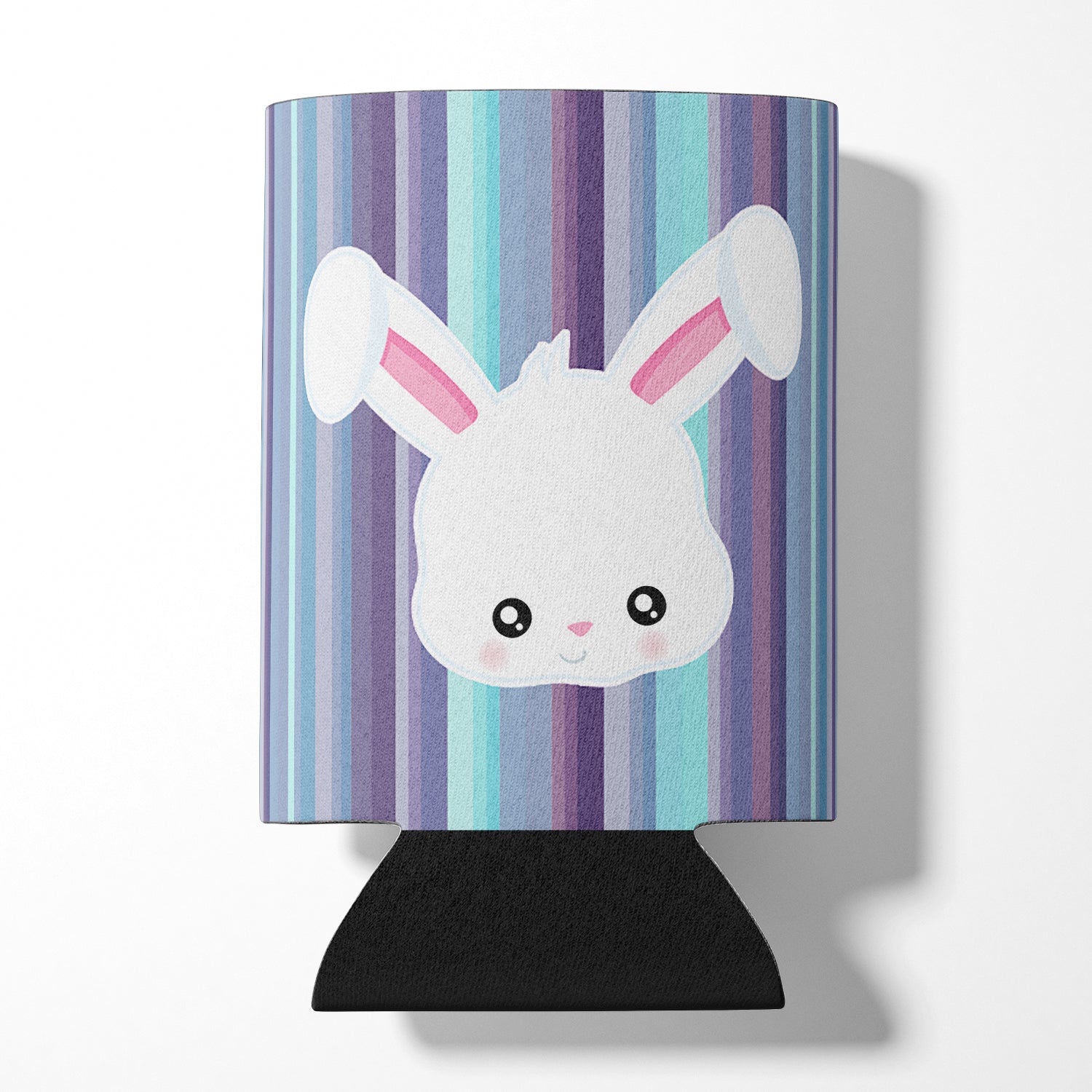 Rabbit Face Can or Bottle Hugger Cooler Sleeve for Standard 12 oz Cans, Insulated Foam Beer & Soda Can Hugger Reusable