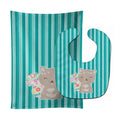 Flowered Squirrel Baby Bib & Burp Cloth Easy-Clean Baby Bib Baby Feeding Accessory Baby Mealtime Essential