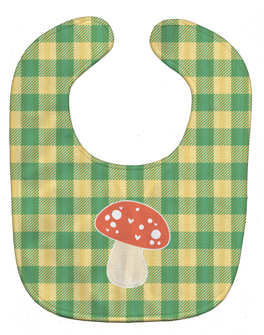 Mushroom Baby Bib Easy-Clean Baby Bib Baby Feeding Accessory Baby Mealtime Essential, 10 x 13, Multicolor