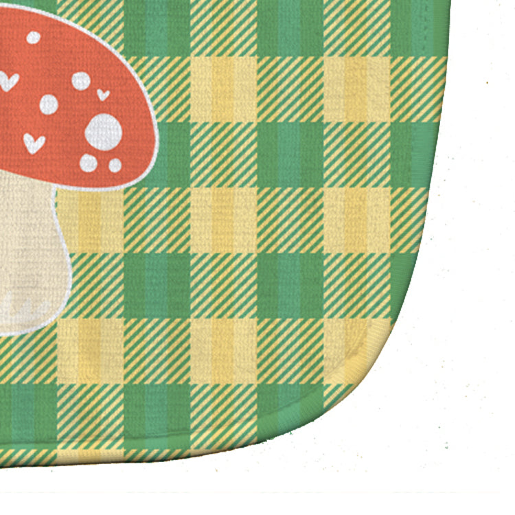 Mushroom Baby Bib Easy-Clean Baby Bib Baby Feeding Accessory Baby Mealtime Essential, 10 x 13, Multicolor