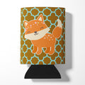 Fox on Quatrafoil Can or Bottle Hugger Cooler Sleeve for Standard 12 oz Cans, Insulated Foam Beer & Soda Can Hugger Reusable