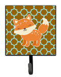 Fox on Quatrafoil Leash or Key Holder Wall Hooks, Key Hooks Holder, Coat Rack Wall Mount, Coat Hooks, Hooks for Hanging Keys, Towels, Aprons, Leashes