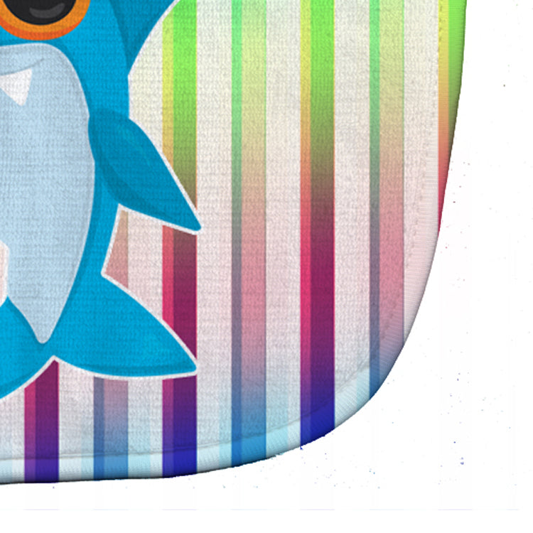 Cool Kat Shark Baby Bib Easy-Clean Baby Bib Baby Feeding Accessory Baby Mealtime Essential, 10 x 13, Multicolor