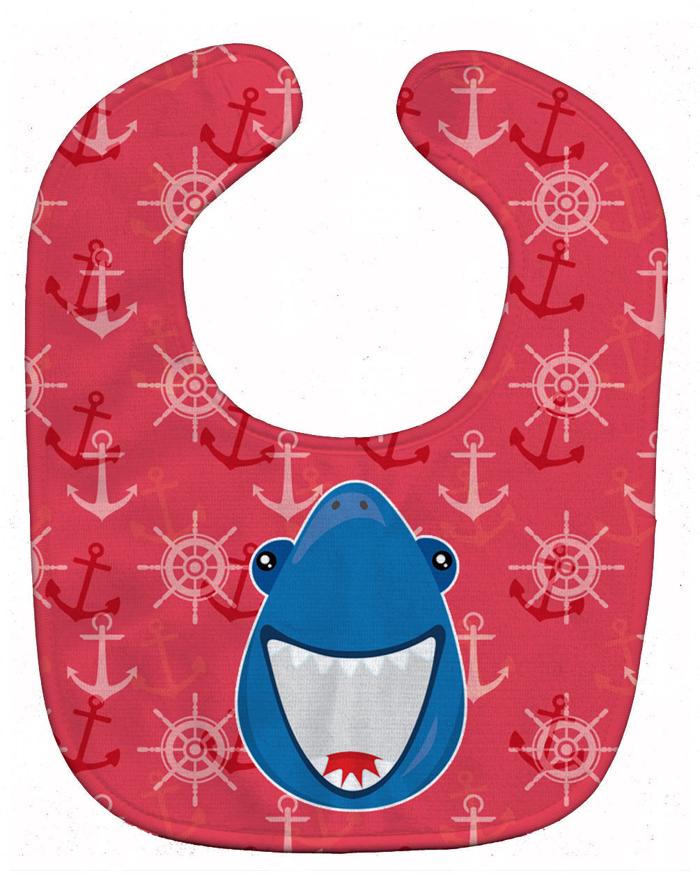 Shark Wide Open Baby Bib Easy-Clean Baby Bib Baby Feeding Accessory Baby Mealtime Essential, 10 x 13, Multicolor