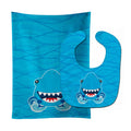 Shark Open Wide in Waves Baby Bib & Burp Cloth Easy-Clean Baby Bib Baby Feeding Accessory Baby Mealtime Essential