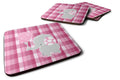 Elephant with Pink Balloon Foam Coasters Set of 4 Cup Coasters for Indoor Outdoor, Tabletop Protection, Anti Slip, Mouse pad Material