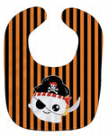 Halloween Ghost Pirate Baby Bib Easy-Clean Baby Bib Baby Feeding Accessory Baby Mealtime Essential, 10 x 13, Multicolor