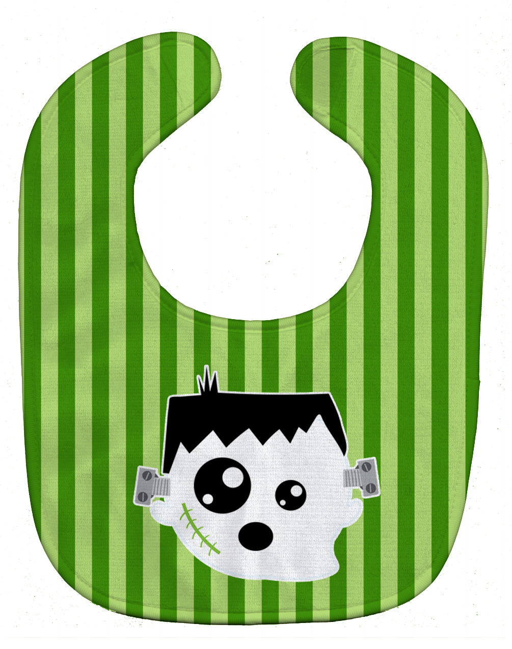 Halloween Ghost Frankenstein Baby Bib Easy-Clean Baby Bib Baby Feeding Accessory Baby Mealtime Essential, 10 x 13, Multicolor