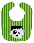 Halloween Ghost Frankenstein Baby Bib Easy-Clean Baby Bib Baby Feeding Accessory Baby Mealtime Essential, 10 x 13, Multicolor