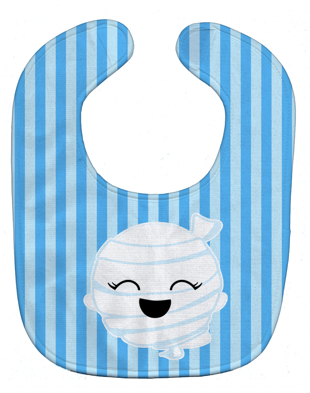 Halloween Ghost Mummy Baby Bib Easy-Clean Baby Bib Baby Feeding Accessory Baby Mealtime Essential, 10 x 13, Multicolor