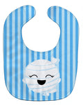 Halloween Ghost Mummy Baby Bib Easy-Clean Baby Bib Baby Feeding Accessory Baby Mealtime Essential, 10 x 13, Multicolor