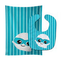 Halloween Ghost Superhero Baby Bib & Burp Cloth Easy-Clean Baby Bib Baby Feeding Accessory Baby Mealtime Essential