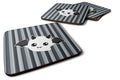 Halloween Ghost Bat Foam Coasters Set of 4 Cup Coasters for Indoor Outdoor, Tabletop Protection, Anti Slip, Mouse pad Material