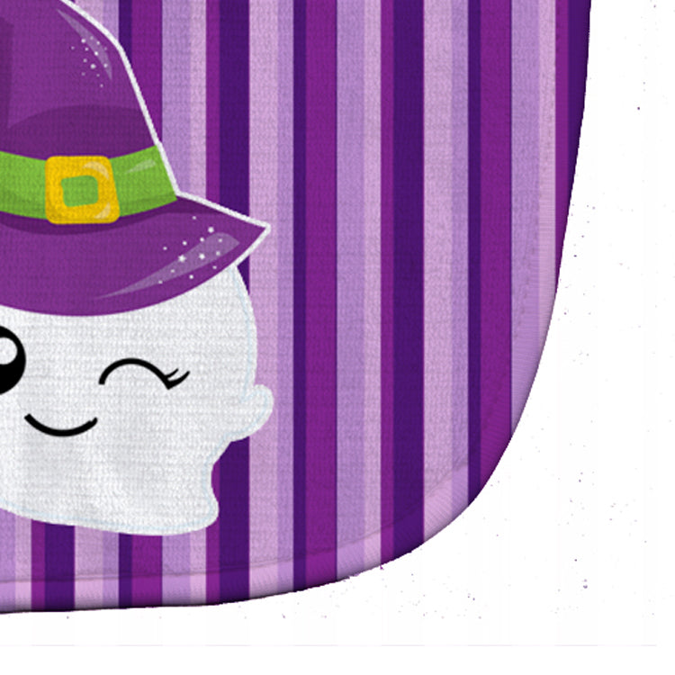 Halloween Ghost Witch Baby Bib Easy-Clean Baby Bib Baby Feeding Accessory Baby Mealtime Essential, 10 x 13, Multicolor