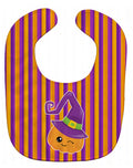 Halloween Pumpkin Witch Baby Bib Easy-Clean Baby Bib Baby Feeding Accessory Baby Mealtime Essential, 10 x 13, Multicolor