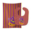 Halloween Pumpkin Witch Baby Bib & Burp Cloth Easy-Clean Baby Bib Baby Feeding Accessory Baby Mealtime Essential