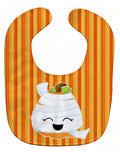 Halloween Pumpkin Mummy Baby Bib Easy-Clean Baby Bib Baby Feeding Accessory Baby Mealtime Essential, 10 x 13, Multicolor