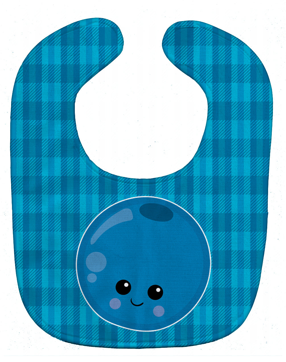 Blueberry Face Baby Bib Easy-Clean Baby Bib Baby Feeding Accessory Baby Mealtime Essential, 10 x 13, Multicolor