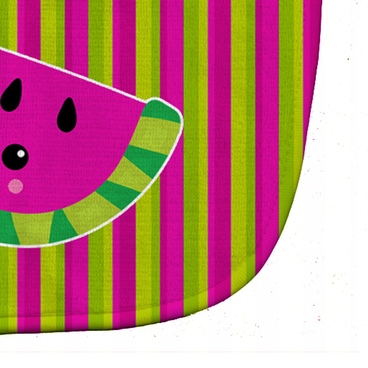 Watermelon Face Baby Bib Easy-Clean Baby Bib Baby Feeding Accessory Baby Mealtime Essential, 10 x 13, Multicolor