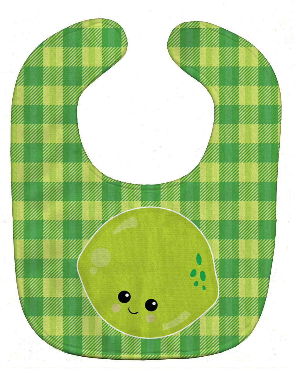 Lime Face Baby Bib Easy-Clean Baby Bib Baby Feeding Accessory Baby Mealtime Essential, 10 x 13, Multicolor