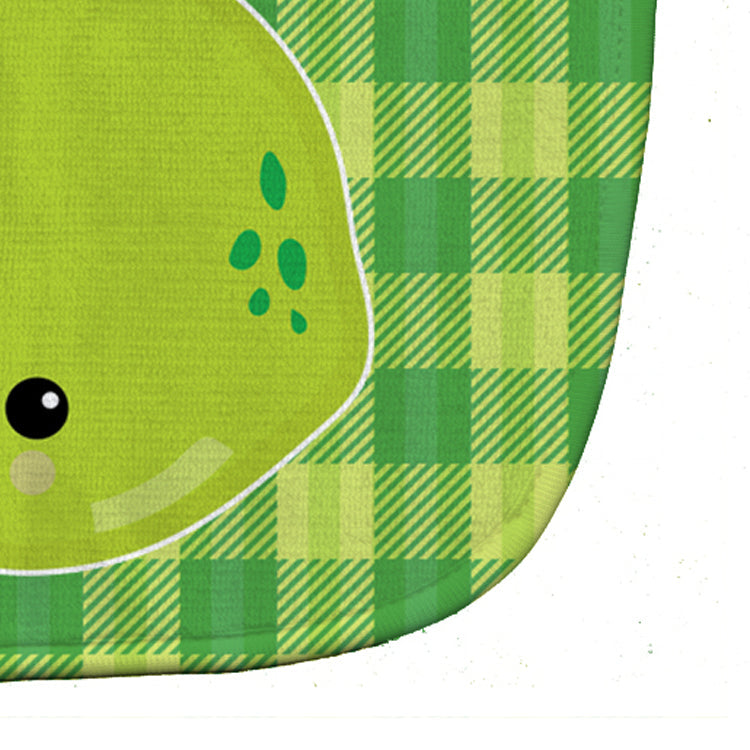 Lime Face Baby Bib Easy-Clean Baby Bib Baby Feeding Accessory Baby Mealtime Essential, 10 x 13, Multicolor