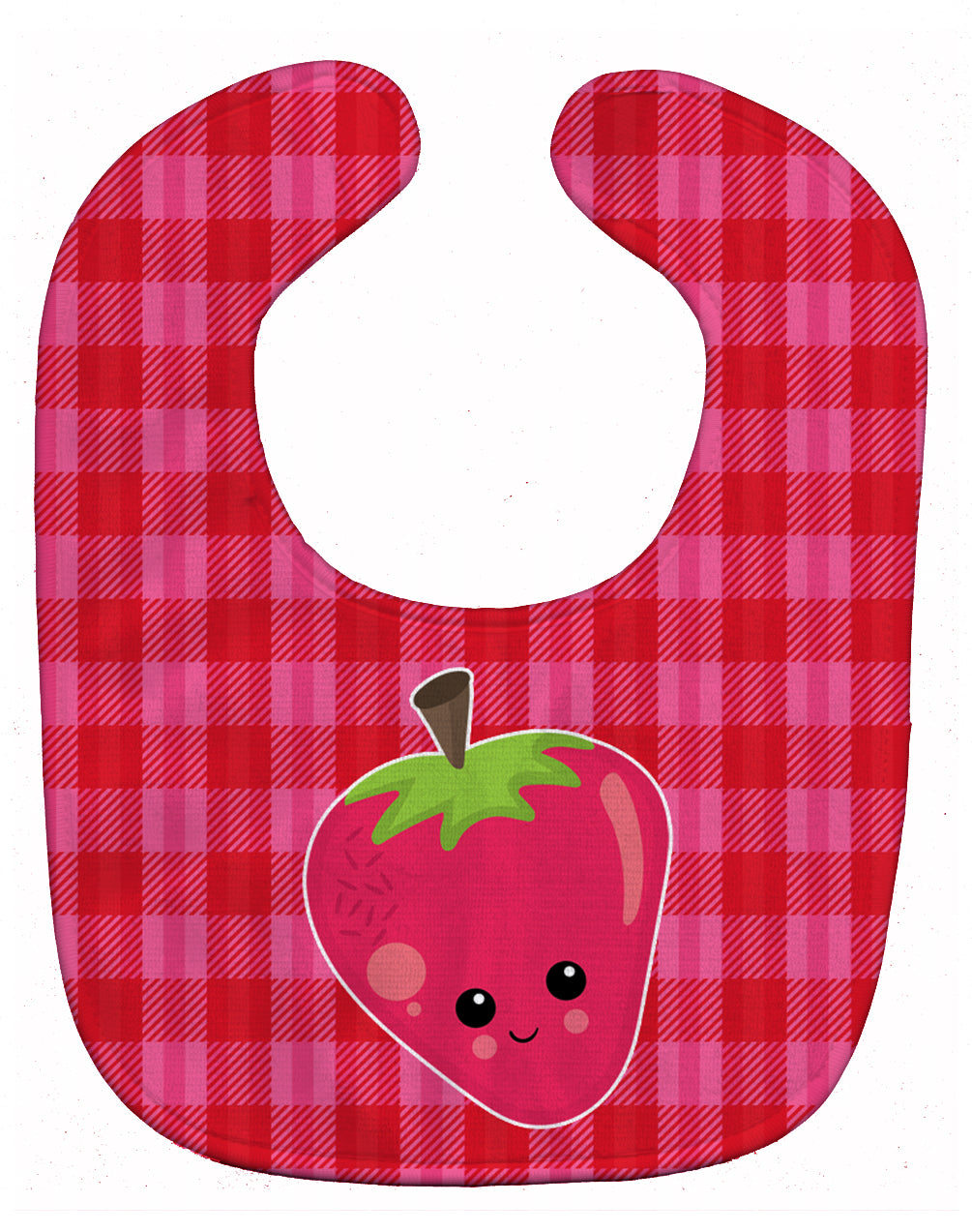 Strawberry Face Baby Bib Easy-Clean Baby Bib Baby Feeding Accessory Baby Mealtime Essential, 10 x 13, Multicolor