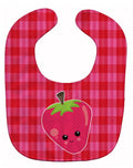 Strawberry Face Baby Bib Easy-Clean Baby Bib Baby Feeding Accessory Baby Mealtime Essential, 10 x 13, Multicolor
