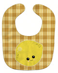 Lemon Face Baby Bib Easy-Clean Baby Bib Baby Feeding Accessory Baby Mealtime Essential, 10 x 13, Multicolor