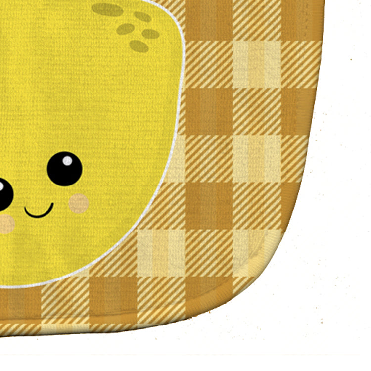 Lemon Face Baby Bib Easy-Clean Baby Bib Baby Feeding Accessory Baby Mealtime Essential, 10 x 13, Multicolor