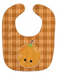 Orange Face Baby Bib Easy-Clean Baby Bib Baby Feeding Accessory Baby Mealtime Essential, 10 x 13, Multicolor