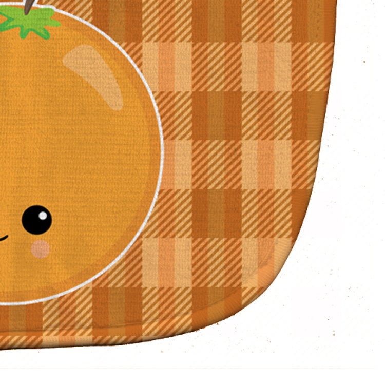 Orange Face Baby Bib Easy-Clean Baby Bib Baby Feeding Accessory Baby Mealtime Essential, 10 x 13, Multicolor