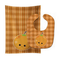 Orange Face Baby Bib & Burp Cloth Easy-Clean Baby Bib Baby Feeding Accessory Baby Mealtime Essential