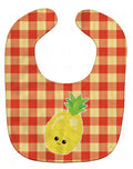 Pineapple Face Baby Bib Easy-Clean Baby Bib Baby Feeding Accessory Baby Mealtime Essential, 10 x 13, Multicolor